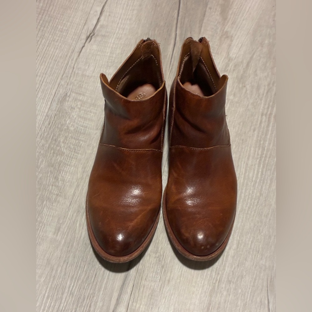 Kork Ease Ryder Leather Booties 8.5
